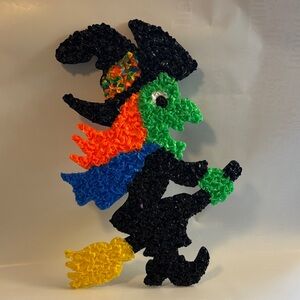 Colorful Witch Wall Decoration